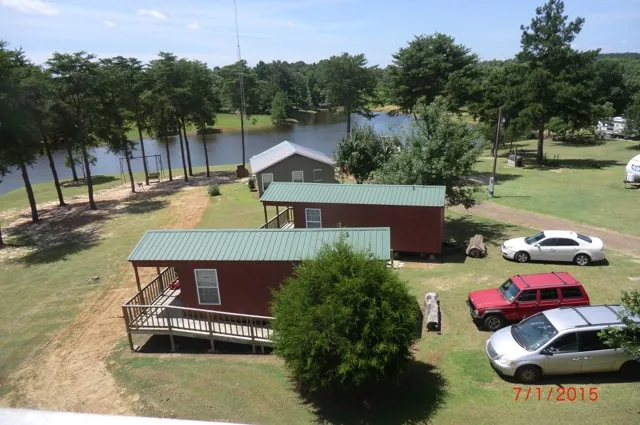 Cabins beside the private lake