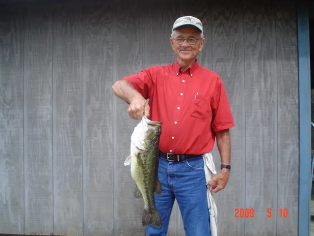 Longtime guest with a big bass catch